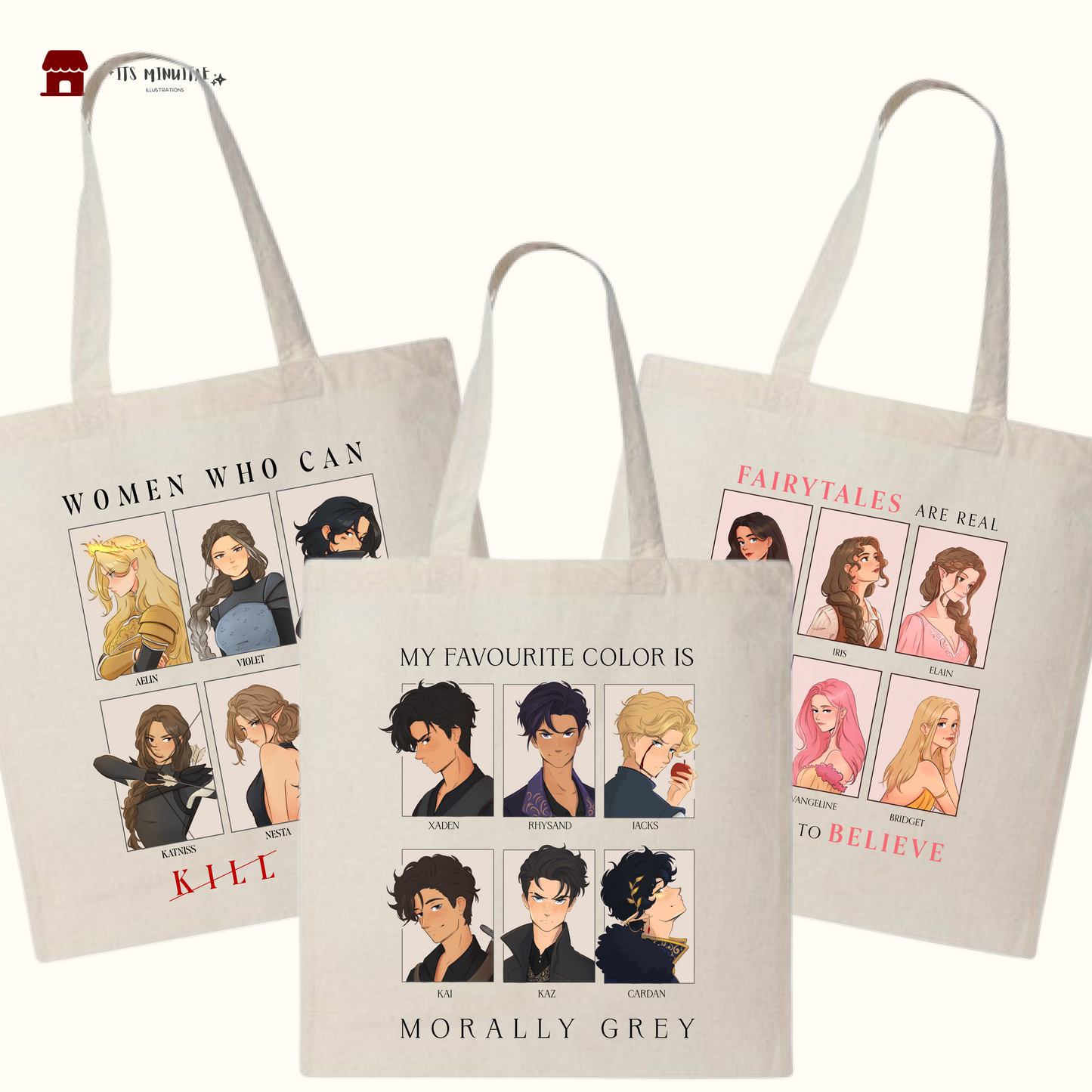 02. Bookish Totebags