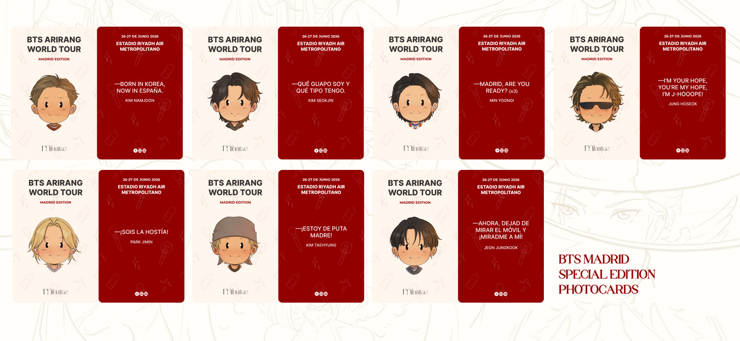03. Special Edition BTS Photocards (✨New!)