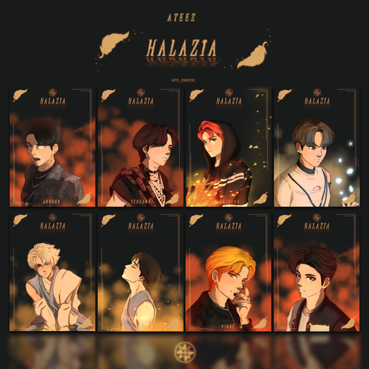 15. Halazia Photocards - ATEEZ