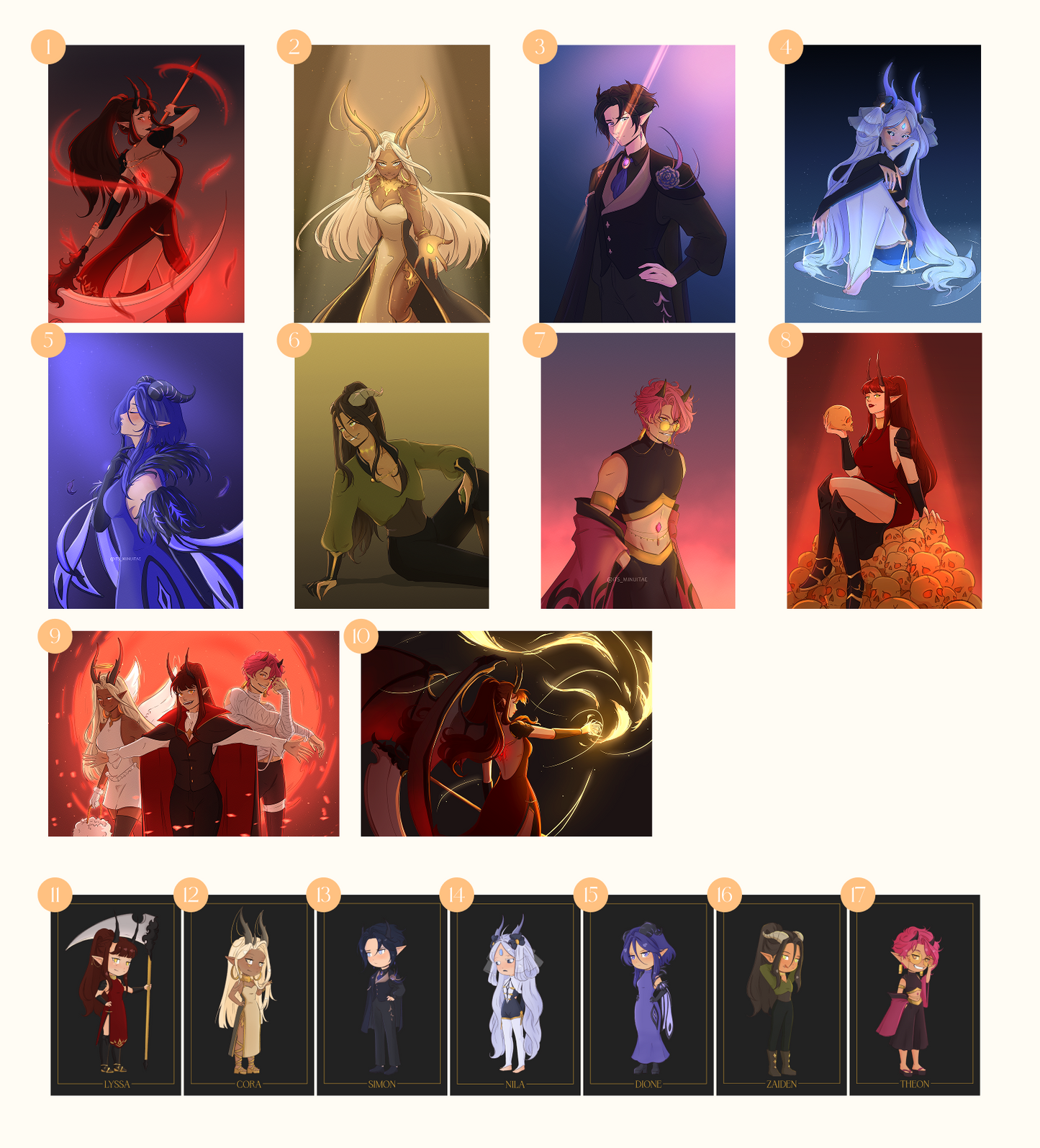 01. TWISTED CHARACTERS